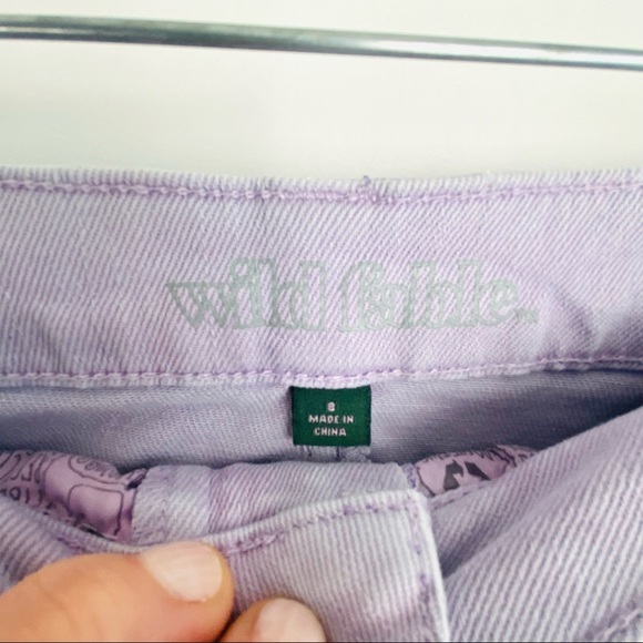 WILD FABLE Mini Fray Hem Jean Skirt - Size 8 NWT - Picture 4 of 10